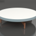 modèle 3D Table basse ronde Ø90x22 (Bleu gris, DEKTON Zenith) - preview