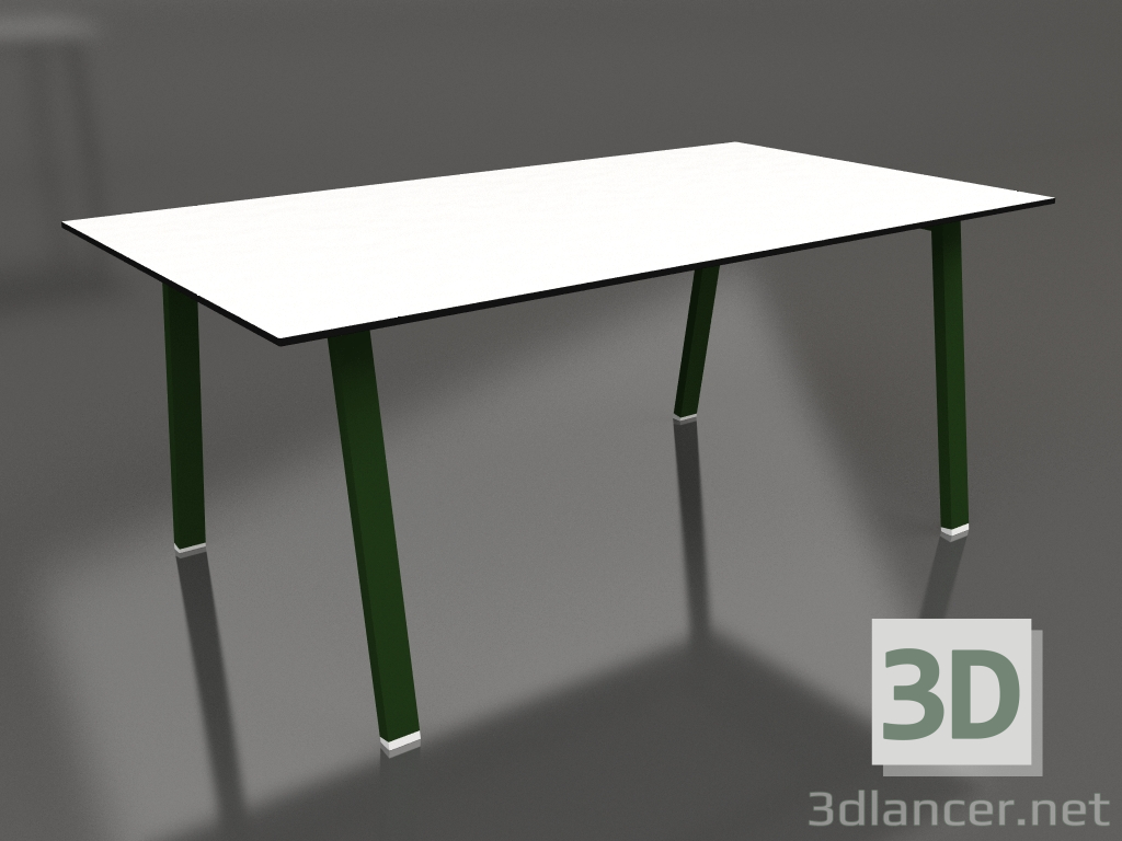 modello 3D Tavolo da pranzo 180 (Verde bottiglia, Fenolico) - anteprima