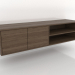 modèle 3D Meuble TV 1 1500x400 mm (frêne éclairci noyer) - preview