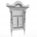 3d model ornate window - preview
