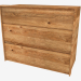 3d model Chest of drawers (SE.1112.3 109x90x52cm) - preview
