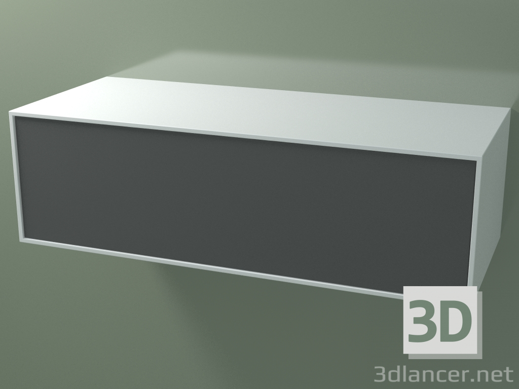 3D Modell Box (8AUE B01, Gletscherweiß C01, HPL P05, L 120, P 50, H 36 cm) - Vorschau