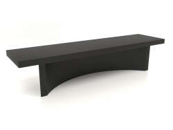 Bench BK (1600x400x350, wood black)