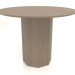 3d model Dining table DT 11 (D=1000x750, wood grey) - preview