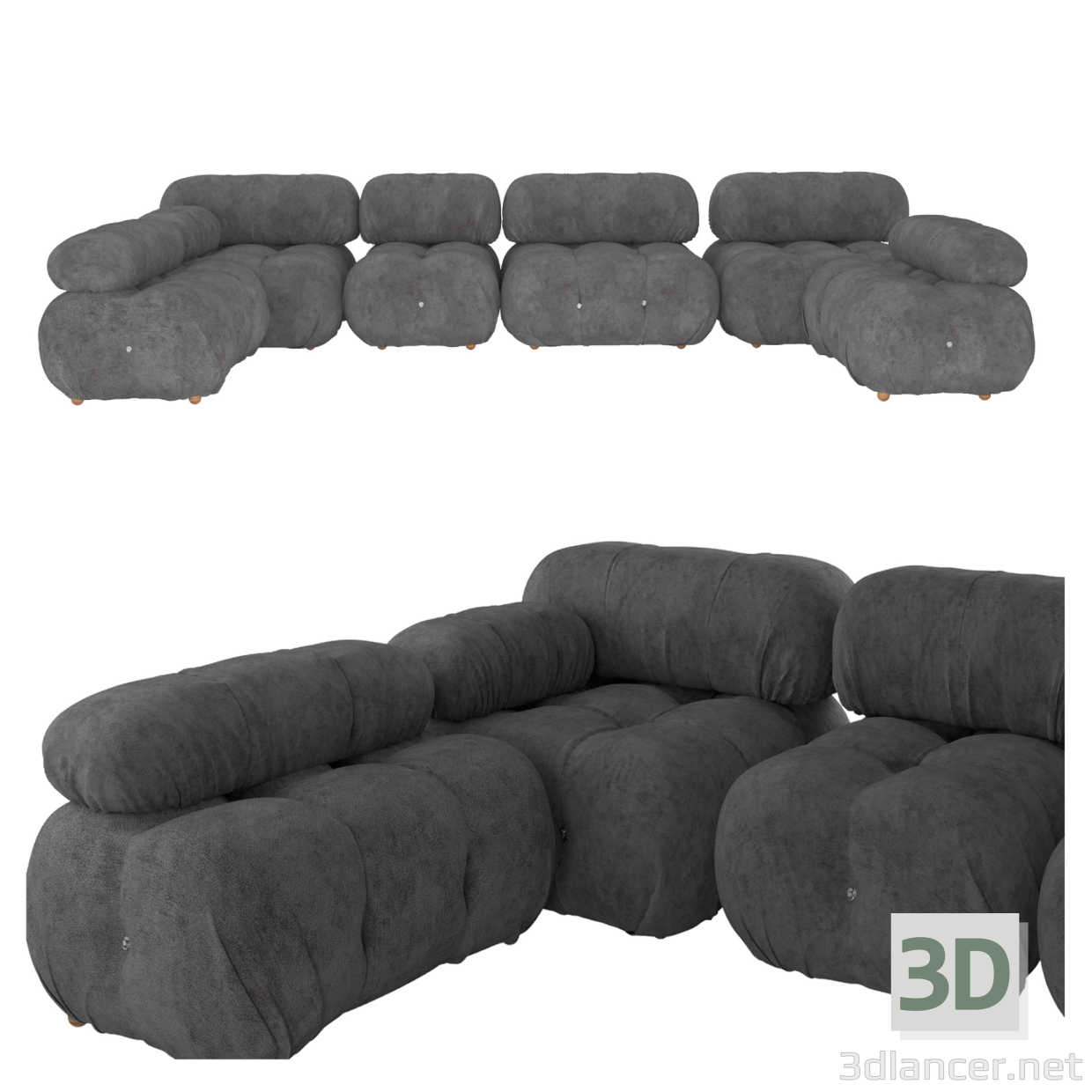 3d Sofa model buy - render