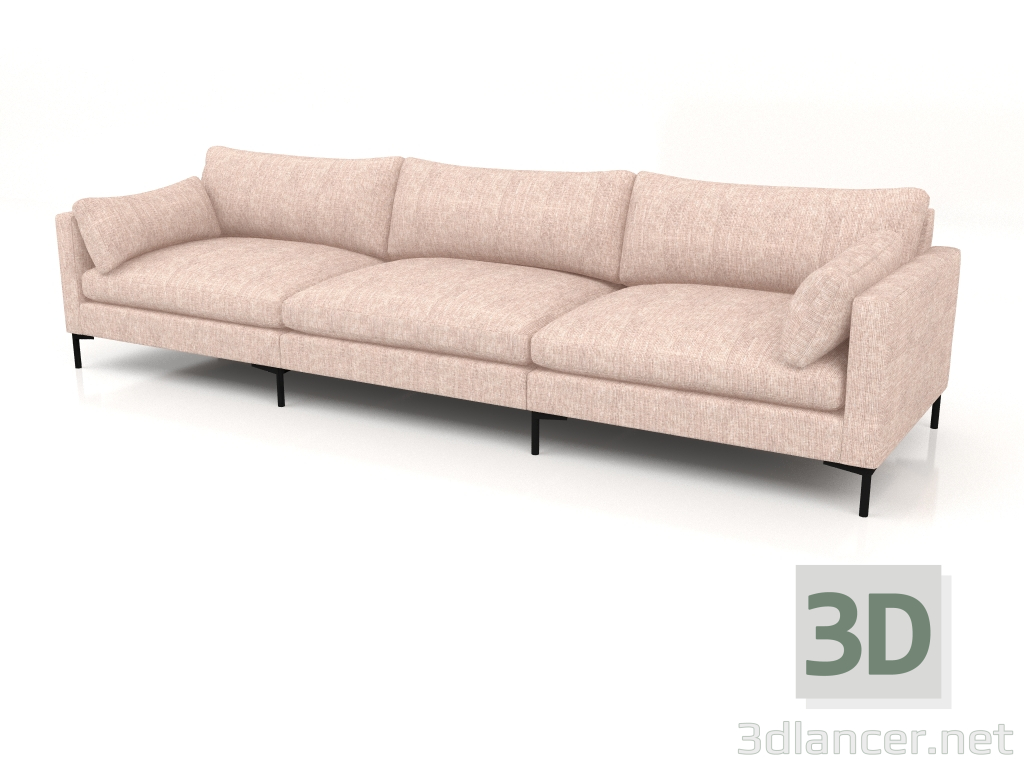 modello 3D Divano 4,5 posti Summer (Latte) - anteprima