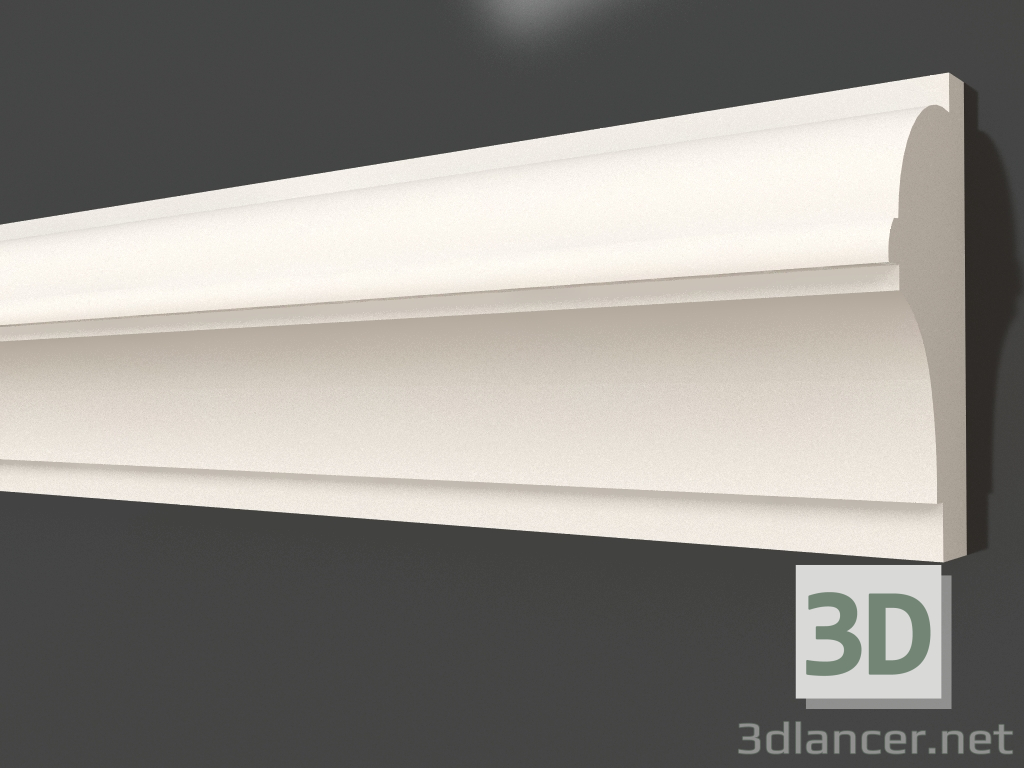 3d model Plaster molding LG 067 (100x45) - preview