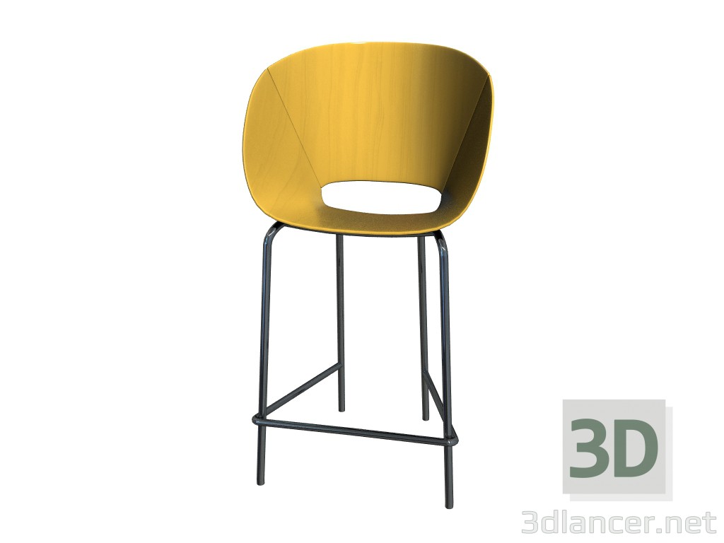 Modelo 3d Poltrona moderna Lipse 3 - preview