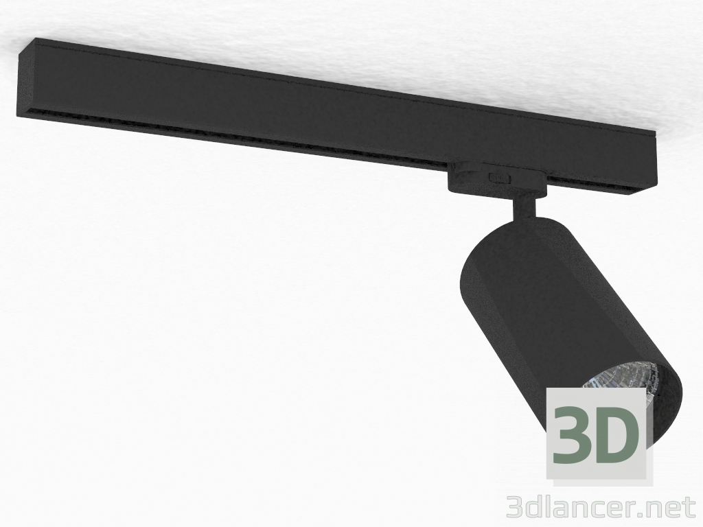 3d model LED downlight for three-phase bus (DL18628_01 Track B) - preview