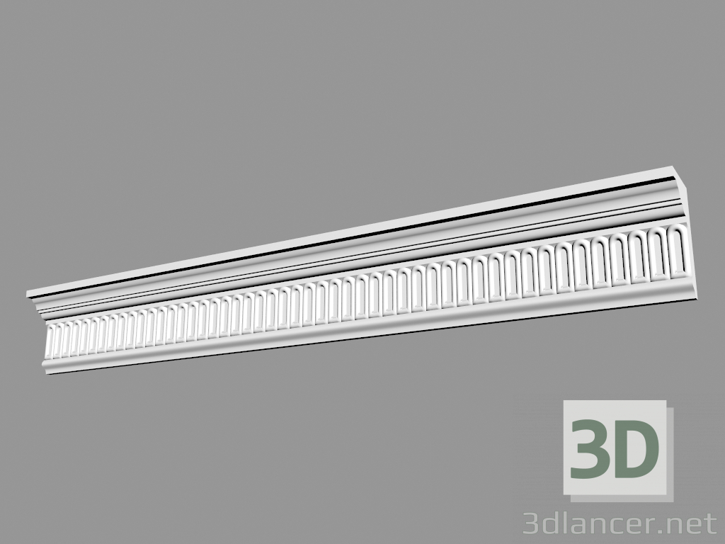 3d model Molded cornice (CF9) - preview