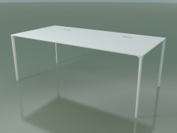 Tavolo da ufficio rettangolare 0817 (H 74 - 100x200 cm, laminato Fenix F01, V12)