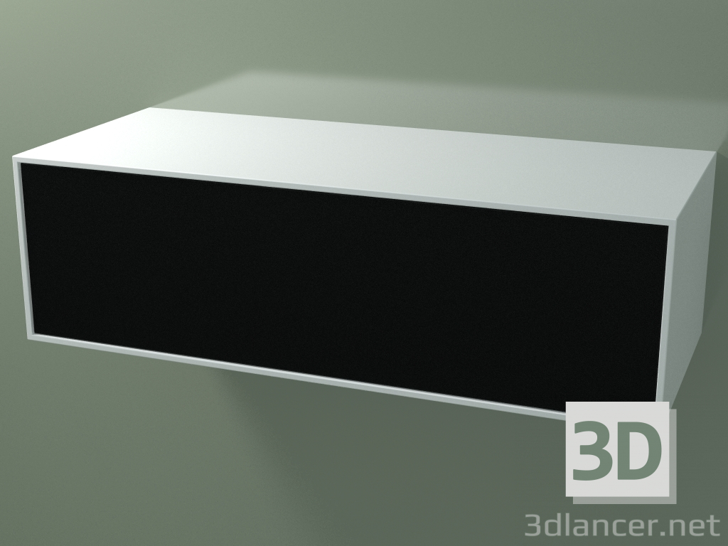 3D Modell Box (8AUE B01, Gletscherweiß C01, HPL P06, L 120, P 50, H 36 cm) - Vorschau