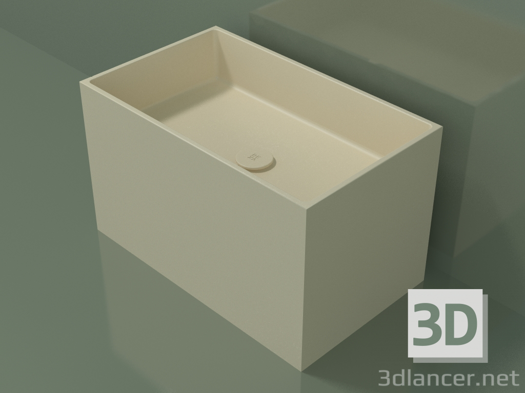3D Modell Waschtischplatte (01UN32101, Knochen C39, L 60, P 36, H 36 cm) - Vorschau