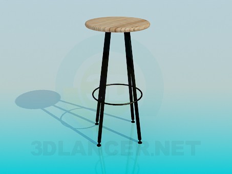 3d model High stool - preview 3d model High stool - preview