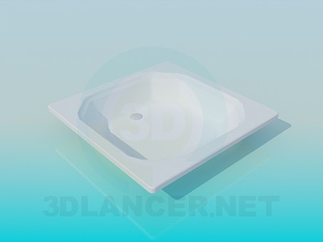 modelo 3D Parte inferior en la ducha - escuchar modelo 3D Parte inferior en la ducha - escuchar