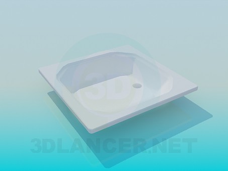 modelo 3D Parte inferior en la ducha - escuchar modelo 3D Parte inferior en la ducha - escuchar