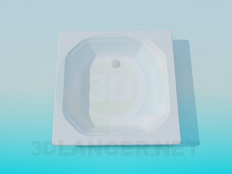modelo 3D Parte inferior en la ducha - escuchar modelo 3D Parte inferior en la ducha - escuchar