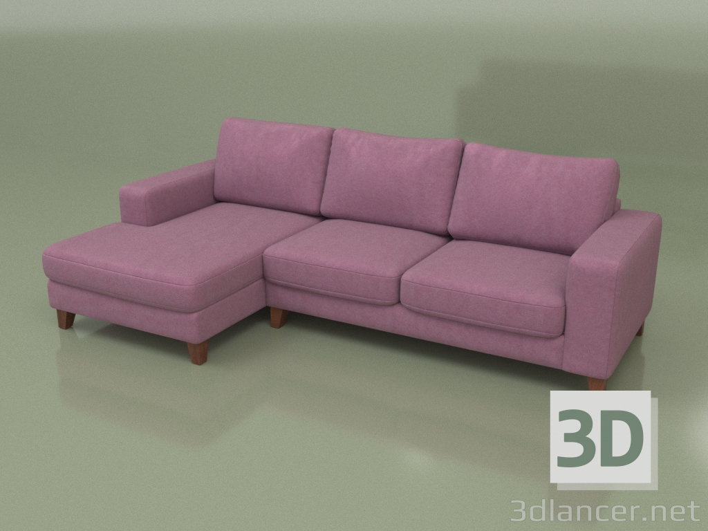 modèle 3D Canapé d'angle Morti (ST, Lounge 15) - preview