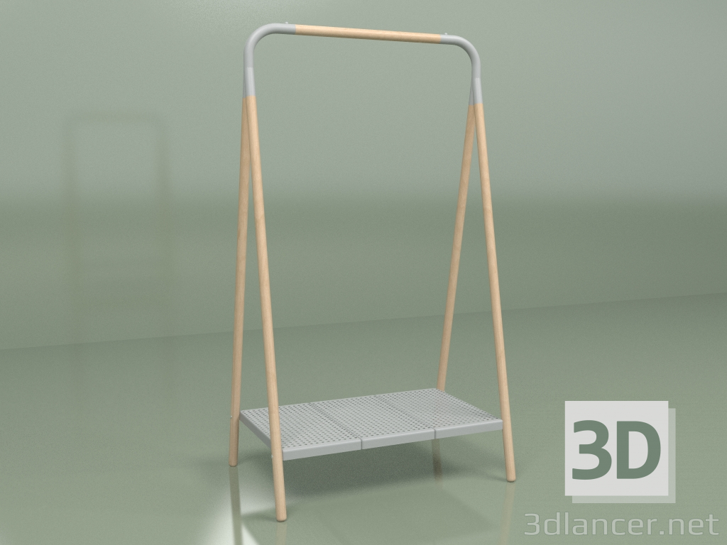 3D Modell Kleiderbügel Galano Boden - Vorschau