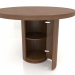 3 डी मॉडल डाइनिंग टेबल (खुला) डीटी 011 (डी = 1100x750, लकड़ी की भूरी रोशनी) - पूर्वावलोकन