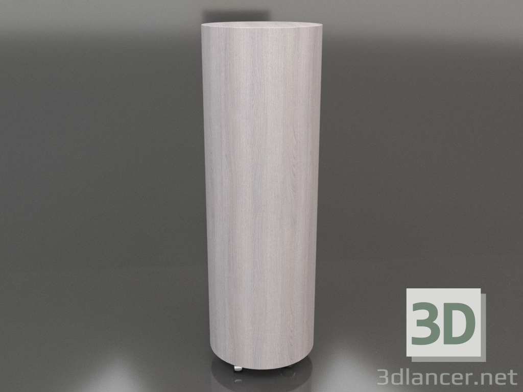 3 डी मॉडल पहियों पर कैबिनेट TM 09 (D=503х1560, लकड़ी का पीलापन) - पूर्वावलोकन