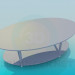3D modeli Oval sehpa - önizleme