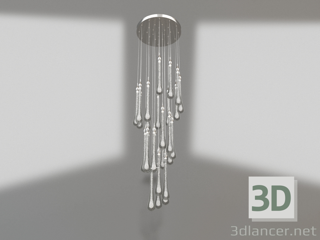 3D Modell Aufhänger Asmer Chrom (07860-28A,02) - Vorschau