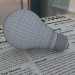 3D Modell Lampe leuchtet - Vorschau