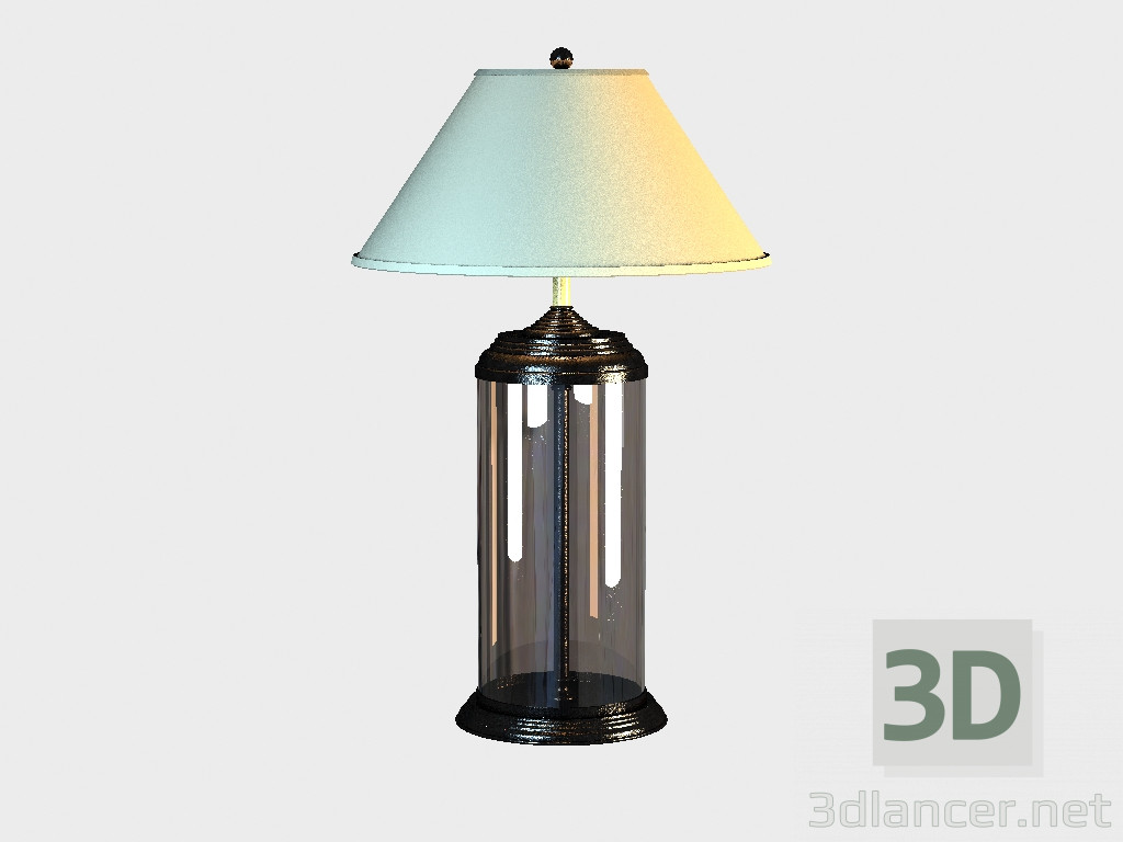 3d модель Лампа настольная FLASK TABLE LAMP (TL017-1-BBZ) – превью