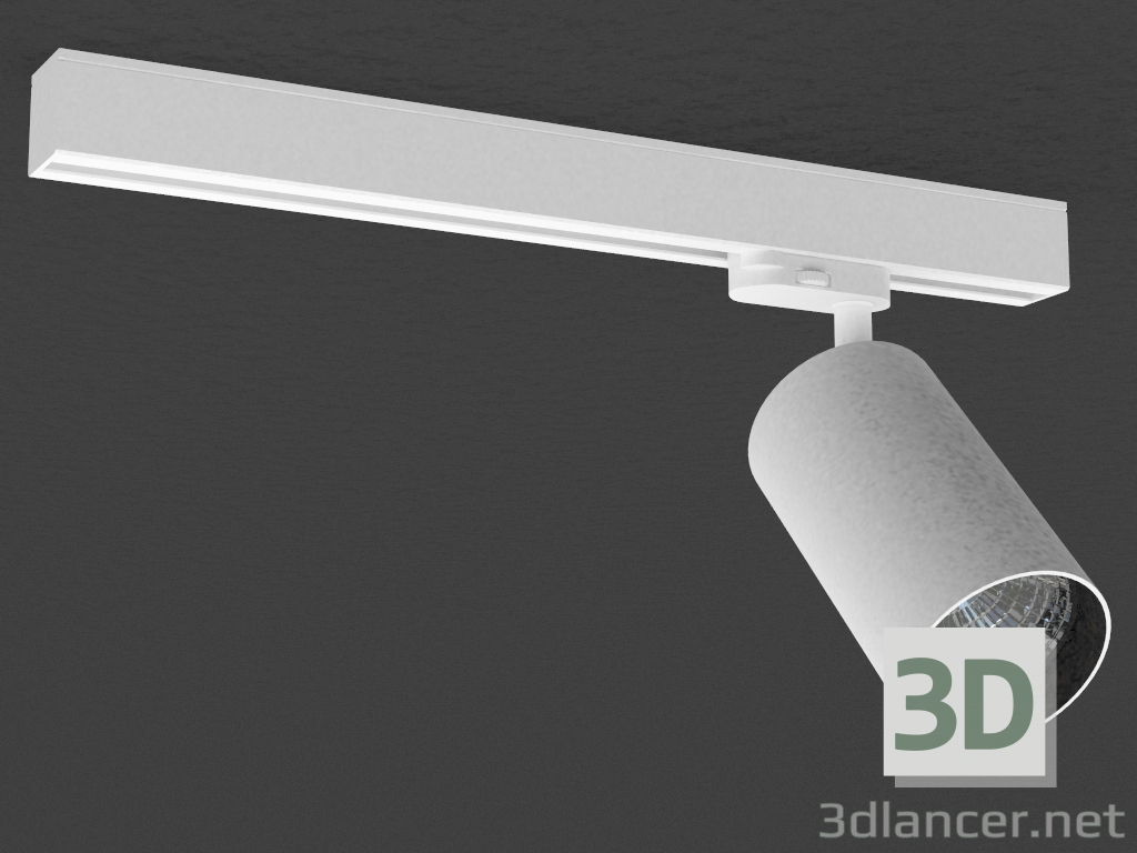 3d model LED downlight for three-phase bus (DL18628_01 Track W) - preview