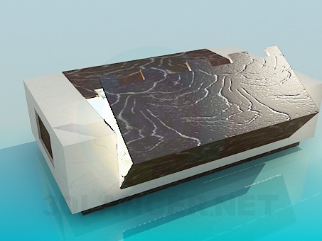 modelo 3D Mesa con luz - escuchar modelo 3D Mesa con luz - escuchar
