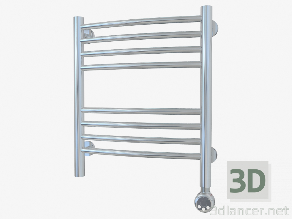 3d model Bohemia curved radiator (500x400) - preview