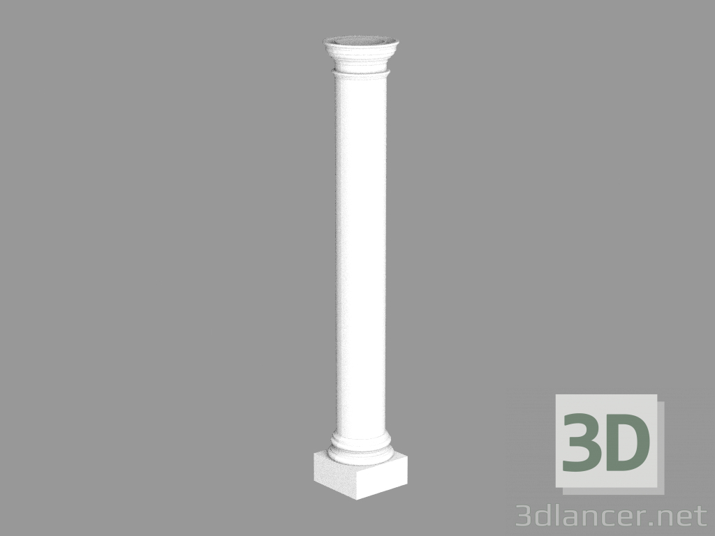 3D Modell Säulenanordnung 6 - Vorschau