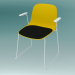 3D Modell Stuhl mit Armlehnen SEELA (S314 mit Holzverkleidung, ohne Polsterung) - Vorschau