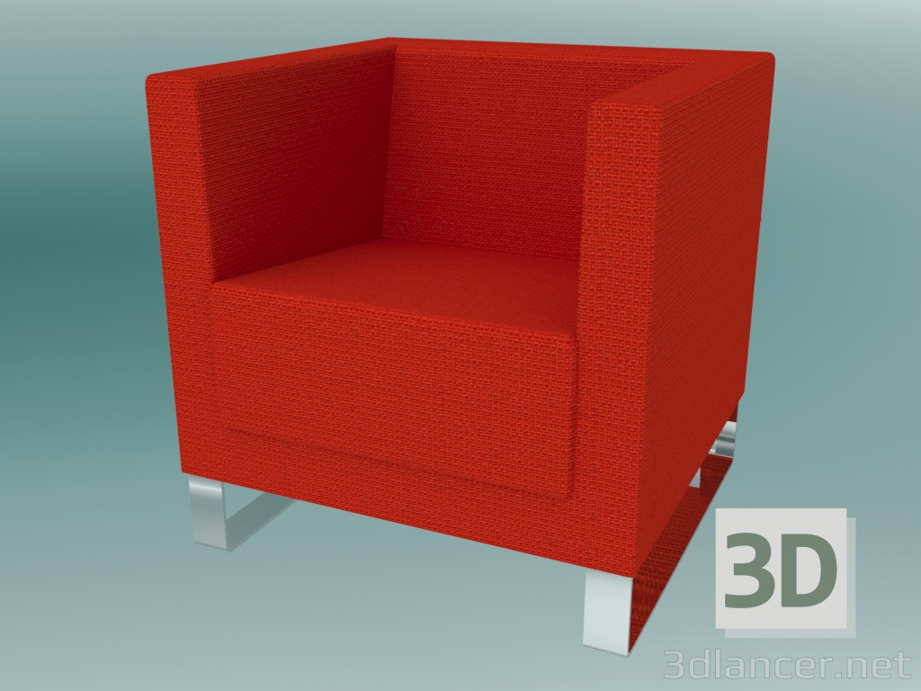 3D modeli Konsollarda koltuk (VL1 V) - önizleme