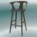 3d model Bar chair In Between (SK10, H 102cm, 58x54cm, Smoked oiled oak, Fiord 171) - preview