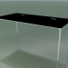 modèle 3D Table de bureau rectangulaire 0817 (H 74 - 100x200 cm, stratifié Fenix F02, V12) - preview