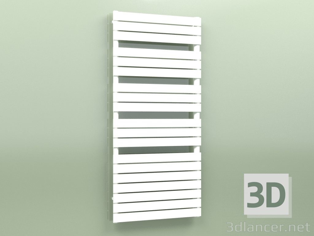 3D modeli Isıtmalı havlu askısı - Muna (1730 x 800, RAL - 9016) - önizleme
