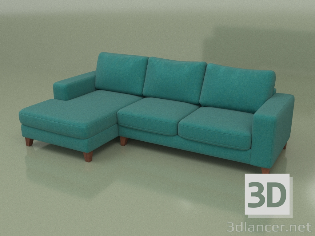 modello 3D Divano angolare Morti (ST, Lounge 20) - anteprima