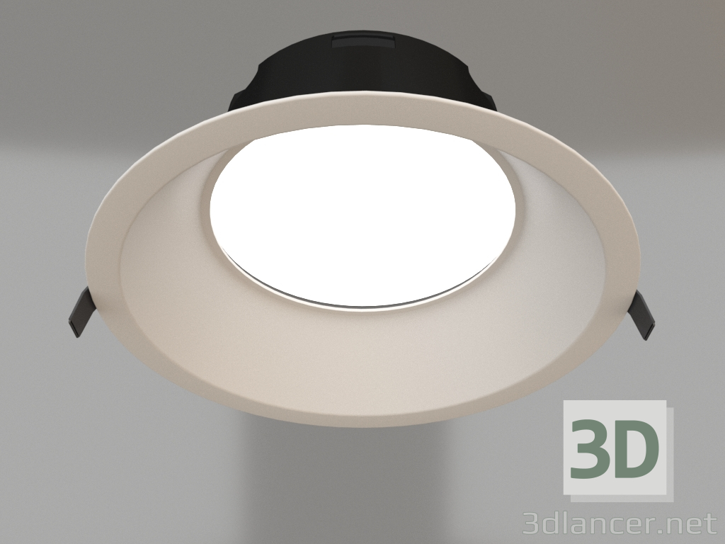 3d model Recessed luminaire (6396) - preview