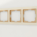 3D Modell Rahmen für 3 Pfosten Snabb (Elfenbein-Gold) - Vorschau