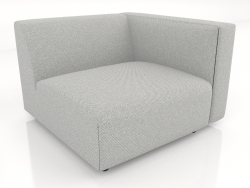 Sofa module 1 seater (XL) 83x100 with an armrest on the right