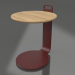 3 डी मॉडल कॉफ़ी टेबल Ø36 (वाइन रेड, इरोको लकड़ी) - पूर्वावलोकन