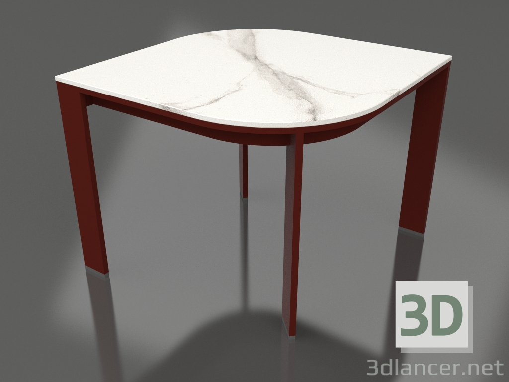 3 डी मॉडल कॉफ़ी टेबल 45 (वाइन रेड) - पूर्वावलोकन