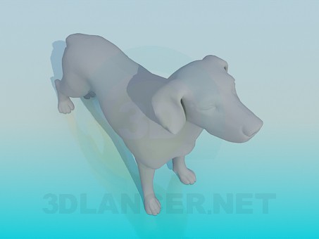 3d модель Собака – превью 3d модель Собака – превью