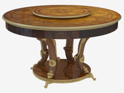Mesa de jantar redonda em estilo clássico 205