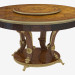 3d model Round dining table in classic style 205 - preview