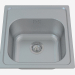 3d model Sink, 1 bowl without draining board - Mercato satin (ZHM 0100) - preview