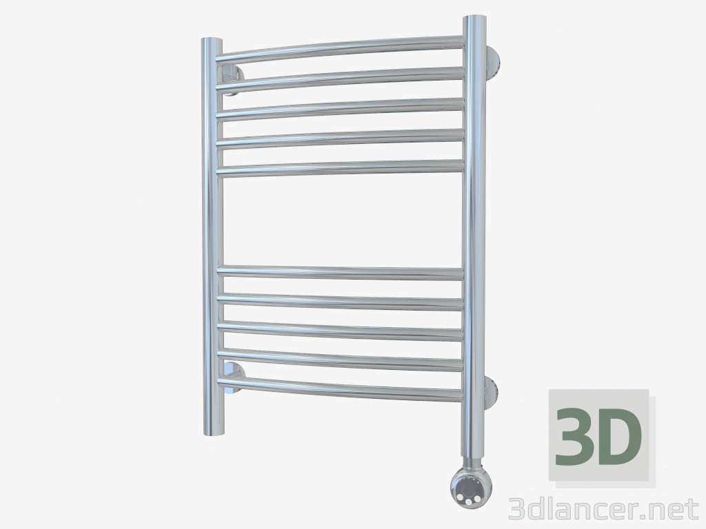 3d model Bohemia curved radiator (600x400) - preview