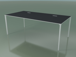 Tavolo da ufficio rettangolare 0817 (H 74 - 100x200 cm, laminato Fenix F06, V12)